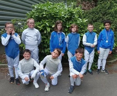 Groupe de compétiteurs du club